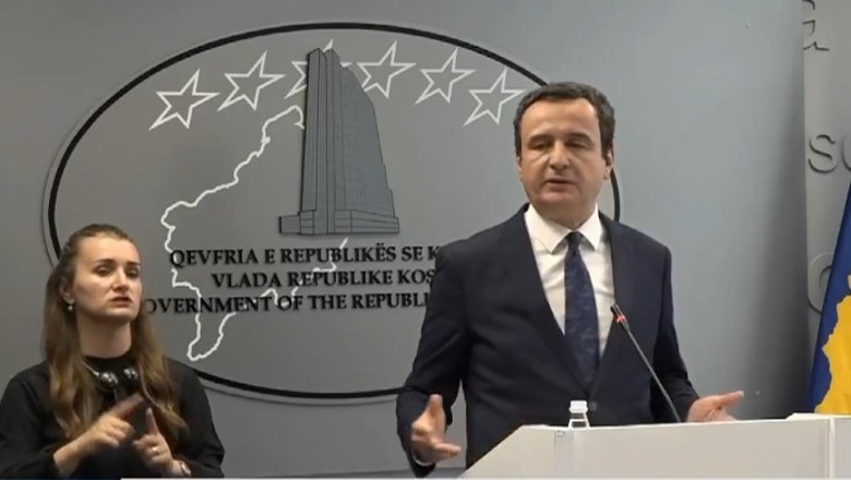 Albin Kurti: Kur s’ka urdhër nga Serbia për dhunë, ka paqe në Kosovë. Vendimet i marrim vetë 1686648589 kurti