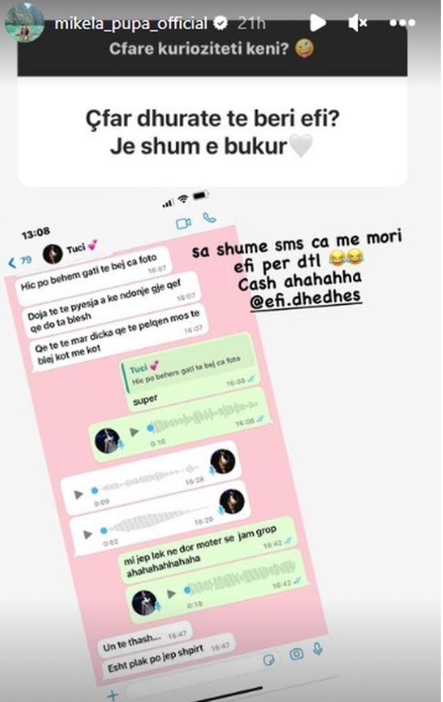 Festoi ditëlindjen, Mikela zbulon dhuratën që ajo vetë ia kërkoi Efit 1 640 0 1 1687523328