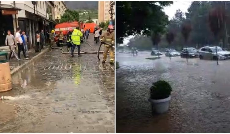 Moti i keq, përmbyten disa zona në Korçë 6E3C10B6 8D39 4A58 9EE9 49A78BEF8BF0