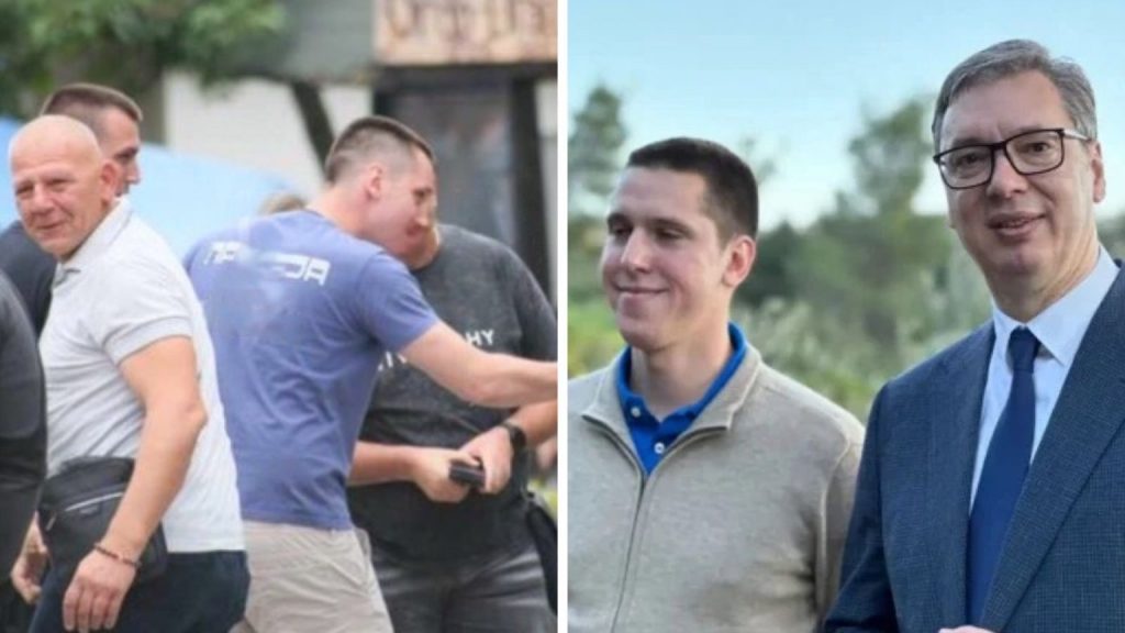 Mori pjesë në festën e Vidovanit dhe provokoi me shkrime nacionaliste, policia e Kosovës ndalon djalin e Vuçiç IMG 2975