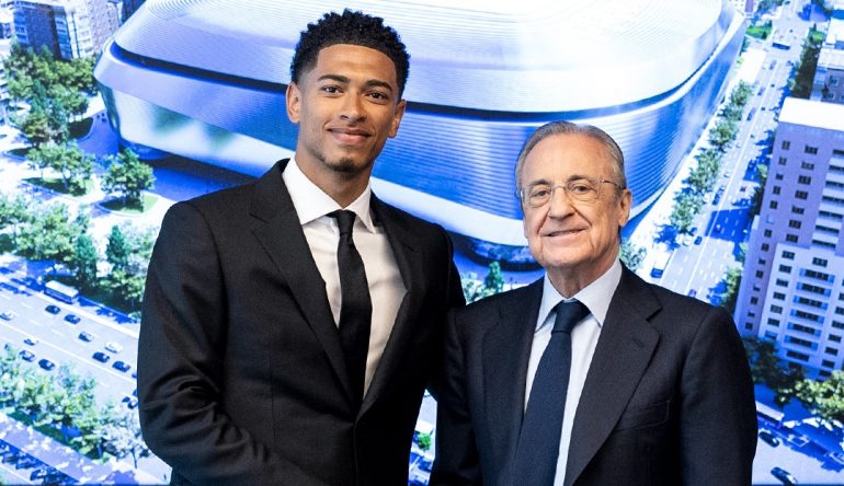 Real Madrid prezanton talentin anglez, do të mbajë numrin e legjendës bellingham 770x444 1