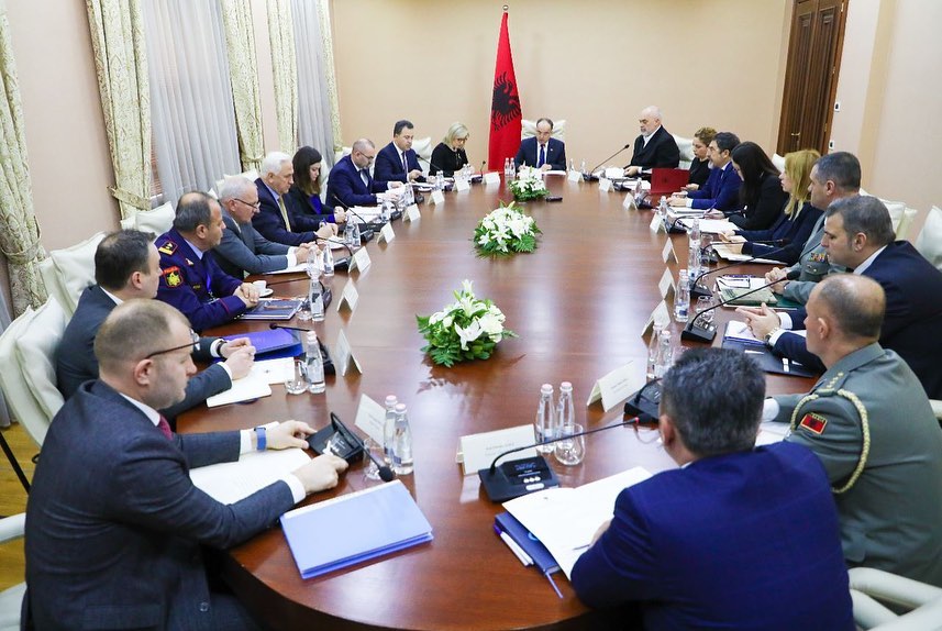 Mblidhet Këshilli i Sigurimit Kombëtar! Begaj: Të reflektojmë, pasi sulmet kibernetike janë shtuar keshilli i sigurimit bajram begaj edi rama lindita nikolla niko peleshi