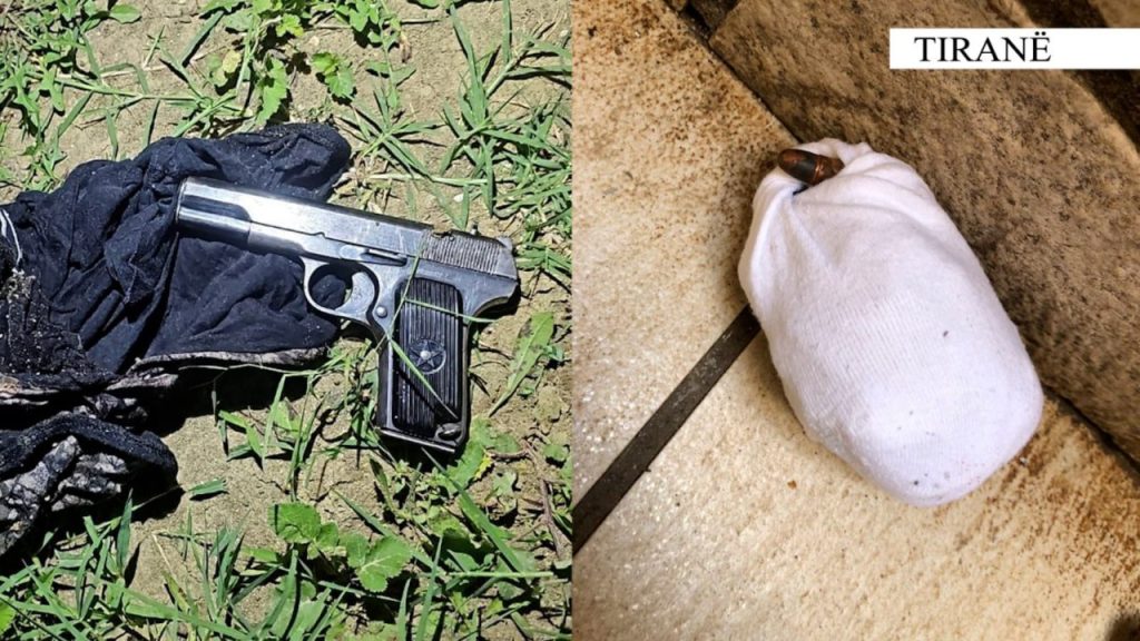 Arrestohet “i forti” i Tiranës, goditi me qytën e pistoletës një 37-vjeçar pas sherrit të çastit pistolete fisheke policia 1280x720 1