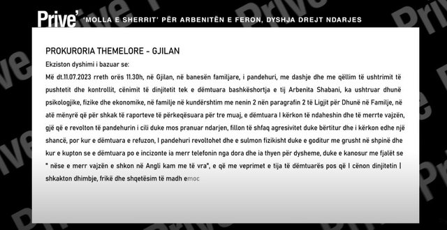 Zbulohen detaje nga ndarja e Feros dhe Arbenitës: E goditi me grusht, i theu telefonin dhe... 1 640 0 screenshot 1 1689592902