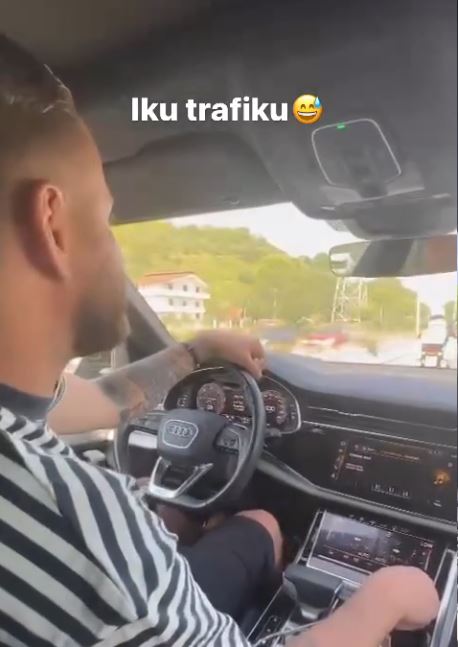 VIDEO/ Për Luizin nuk ka trafik në autostradë, ja çfarë ka ndodhur Capture 90