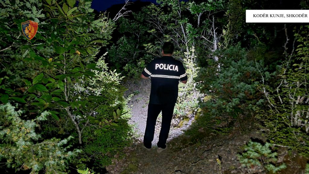 FOTO/ U dëmtua gjatë eksplorimit natën në "Kodër Kunje", Policia ndihmon turisten gjermane 3 IMG 20230721 WA0005