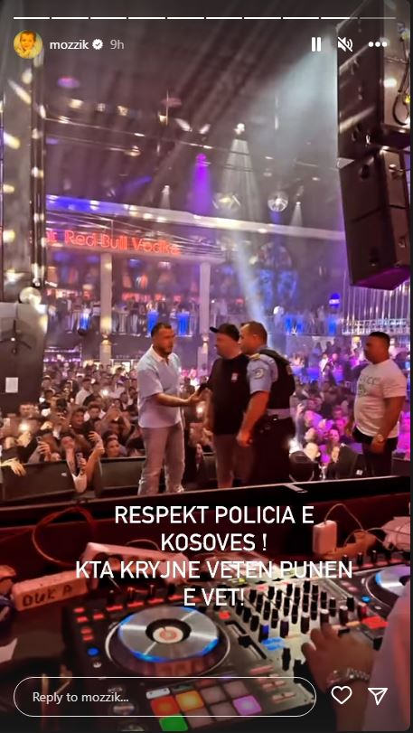 Mozzik-ut i ndodh e papritura gjatë koncertit, ndërhyjnë policët 1 MOZIKK