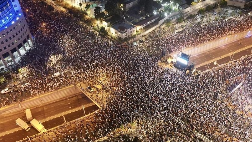 Izrael, vazhdojnë protestat kundër reformës gjyqësore të Netanyahut Untitled 3