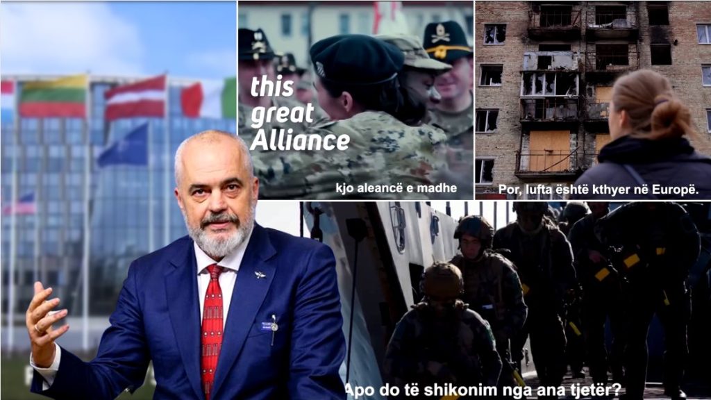 Rama ndan video-mesazhin e krerëve të NATO: Më të vendosur për të mbrojtur lirinë edi rama ato