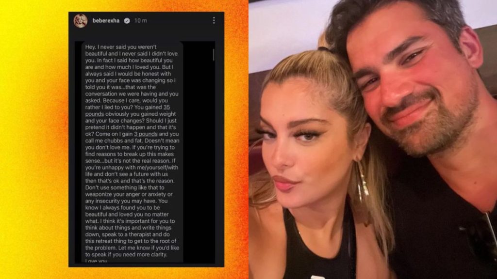 “Ke shtuar 15 kg”, Bebe Rexha ndahet nga partneri. Safyari: Më quajte të shëndoshë jpg 20230717 100641 0000