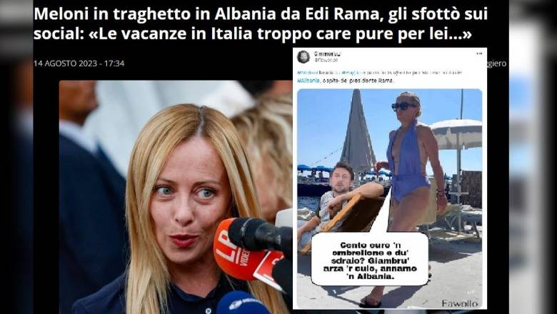 Meloni në Vlorë, plas ironia në rrjet: Iku në Shqipëri nga çmimet e shtrenjta që ka Italia 1692041567 twy