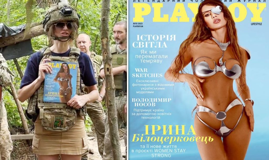FOTO/ Pas një viti revista Playboy rikthehet në Ukrainë, në kopertinë një modele e plagosur Capture 7