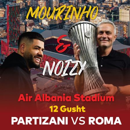 Partizani në “ethet” e miqësores së luksit me Romën, shiten mbi 4 mijë bileta në pak orë 2 ROMA NOYZI 450x450 1