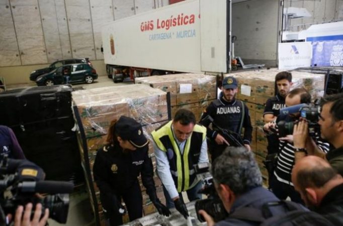 Vinte nga Ekuadori, sekuestrohen 9.5 tonë kokainë në Spanjë drgoa 682x450 1