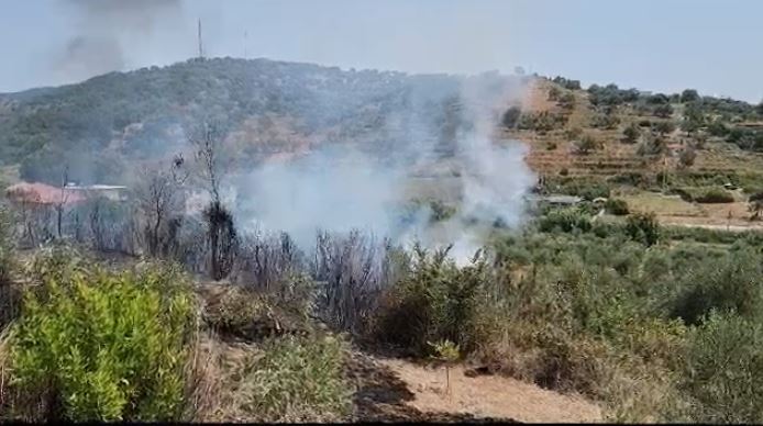 Zjarr në venddepozitimin e mbetjeve në Kukës, flakët po përhapen nga era e fortë zjarr 6