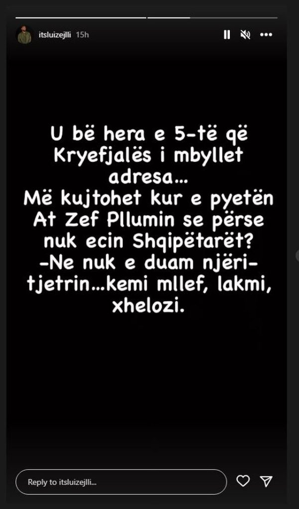I mbyllën llogarinë, “shpërthen” Luiz Ejlli ndaj shqiptarëve: U bë hera e 5-të 1 640 0 64fc54add1f8e