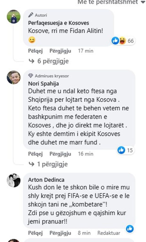 Revoltohen disa qytetarë nga Kosova: Shqipëria po na i merr të gjithë lojtarët, po na dëmton kombëtaren tonë 1 640 0 erg4h4hhhh 1694450474