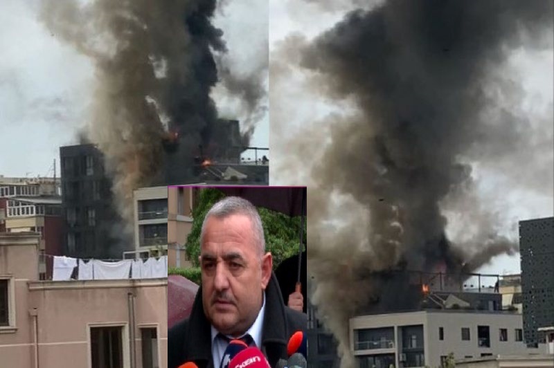 Pallati në flakë, në dy katet e fundit jeton ish-deputeti i PD-së 800 0 6503058fb7abc 1