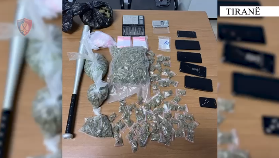 Operacion antidrogë te “Kodra e Diellit” në Tiranë, Policia thotë se janë tetë të arrestuar Capture 1
