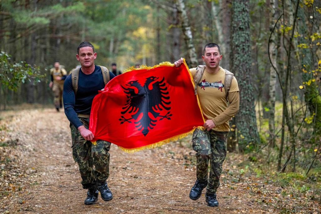 FOTO/ Ministri Peleshi: Trupat shqiptarë në Letoni, morën pjesë në garën Baltic Warrior 3 395271841 891116635706381 2098131566803116985 n