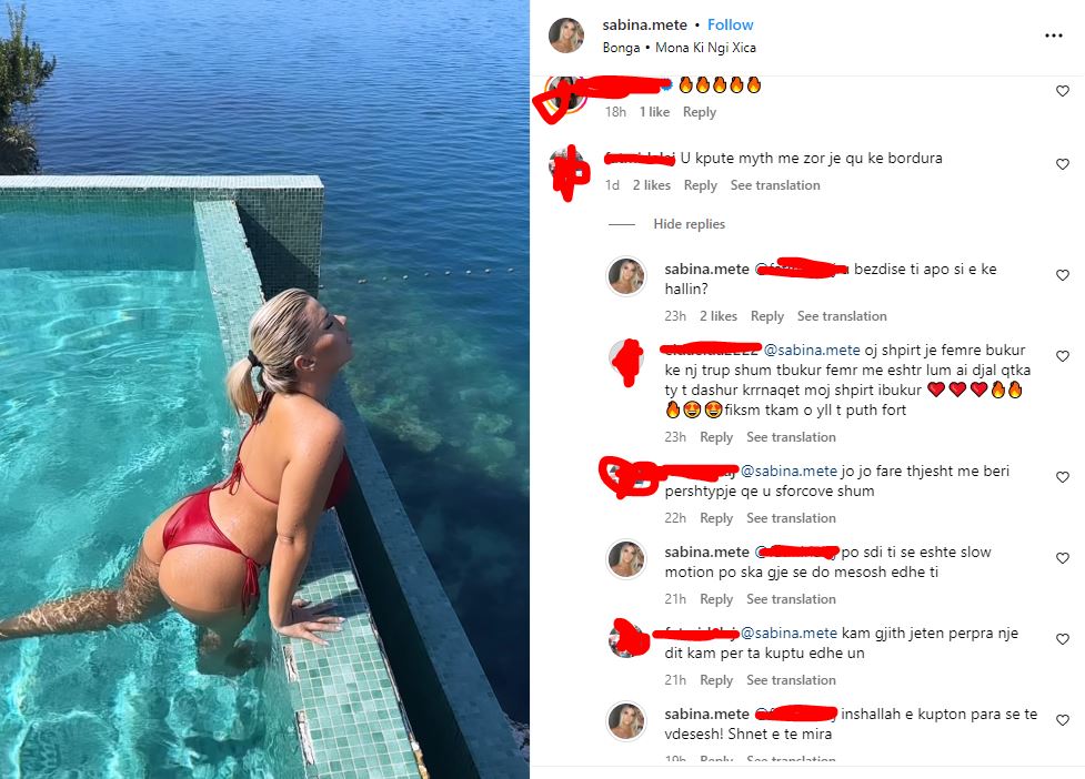 “Mos e nxirr shumë b*thën”/ Moderatorja shqiptare shpërthen keq ndaj komentuesve: Pse u mërzite ti? Shih gruan tënde 2 Capture 128