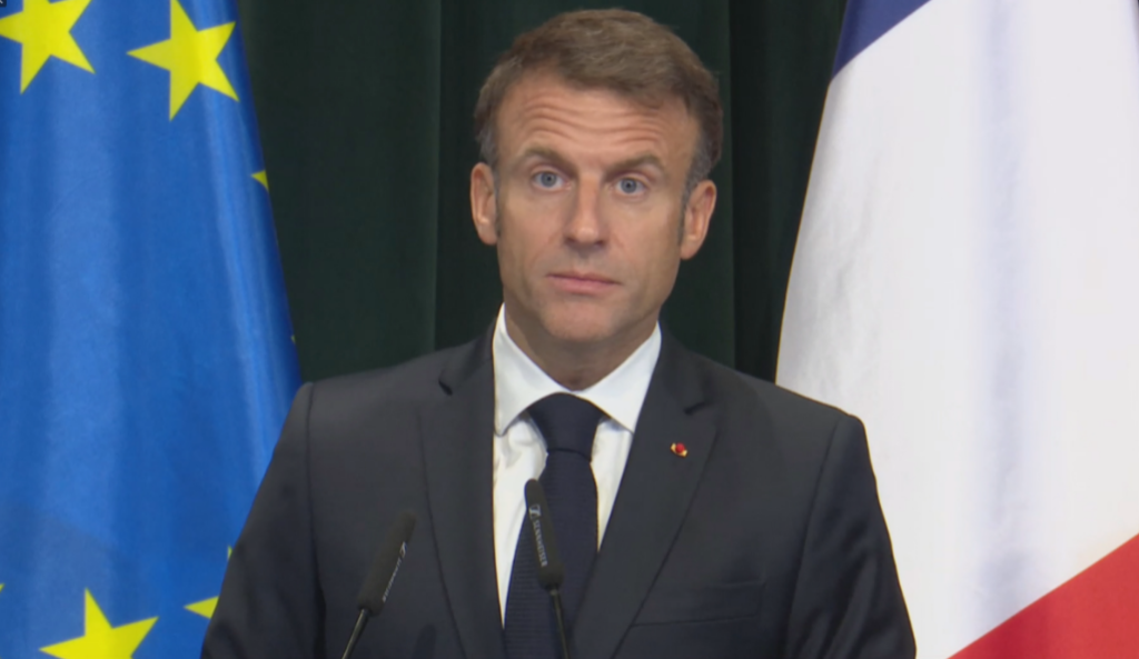 Presidenti Macron: Integrimi në BE jo dhuratë për Shqipërinë, por është në të mirë të Europës Screenshot 2023 10 17 112841