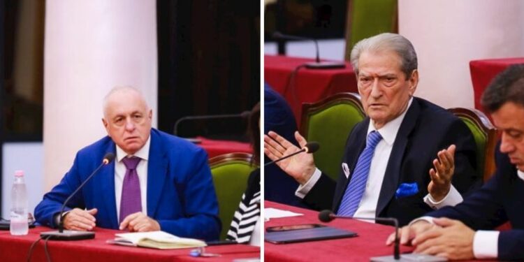 Debati me dyert të mbyllura, Shehu: Na rehabilitoni në grupin parlamentar; Berisha: Na ka rënë zjarri në shtëpi, më keq se në ’97-ën! berisha shehu 750x375 1