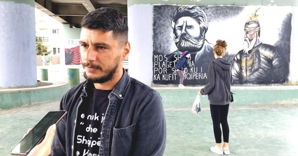 Nga Çerçiz Topulli te Adem Jashari, i riu zbukuron muralet në qytetin e tij 1 405265569 779595040832031 317072499914543521 n