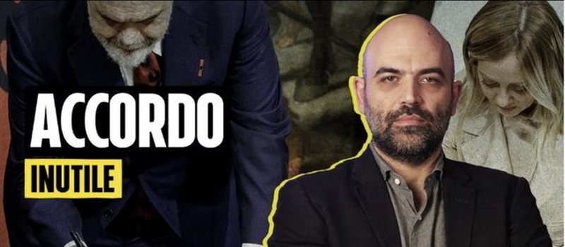 Roberto Saviano: Marrëveshja Meloni-Rama për emigrantët, propagandë! Rrezikon të menaxhohet nga mafia Roberto Saviano