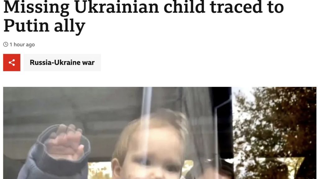 2-vjeçarja ukrainase birësohet nga aleati i Putinit bbc