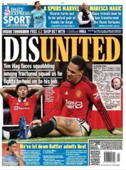 “Të përçarë”, Ten Hag ka kundër ekipin, shkarkimi çështje kohe 1 express 260x350 1