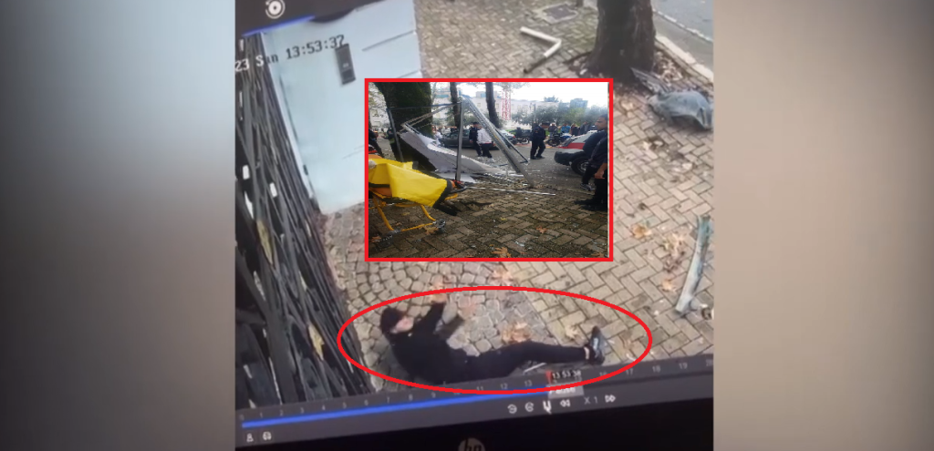 Shoferi del nga makina e vë duart në kokë, momenti i aksidentit pranë Kryeministrisë, çifti i të rinjve ishte në trotuar kur… (VIDEO) tn