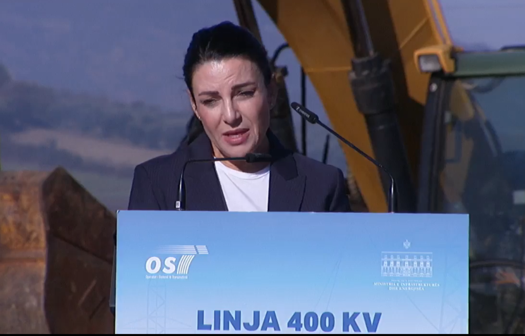 Nis puna për linjën energjetike 400 kV Shqipëri-RMV, Balluku: Linjë transmetimi edhe me Italinë Screenshot 2023 12 20 111922