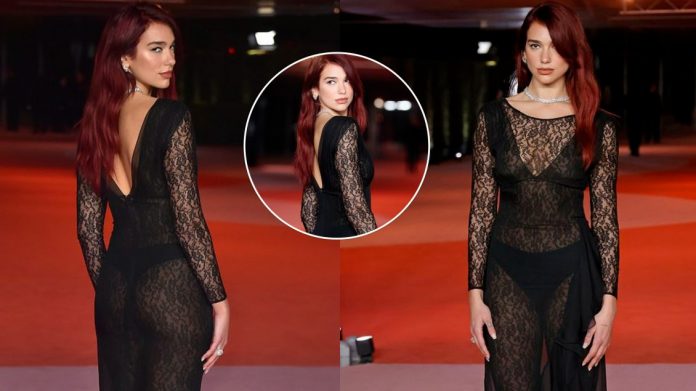 Dua Lipa mahnit me një fustan të zi në “Annual Academy Museum Gala” collage 2023 12 04T085803.170 1130x635 1 696x391 1