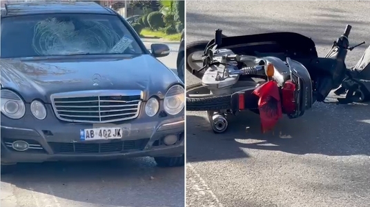 Makina përplas motorin, plagoset rëndë një person në Fier. Në këtë aks ka trafik të rënduar fier transformed