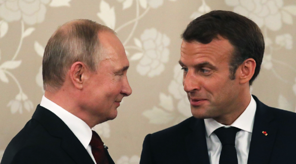 macron and putin