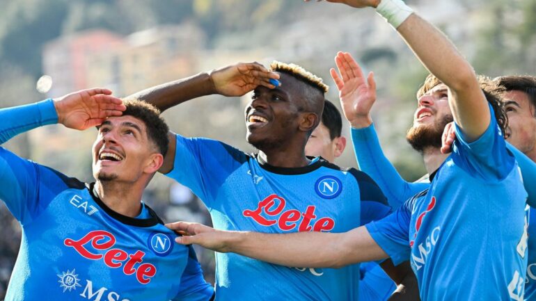 Pas 80 ditësh, Napoli rikthehet që të fitojë në stadiumin ”Maradona” napoli 770x433 1