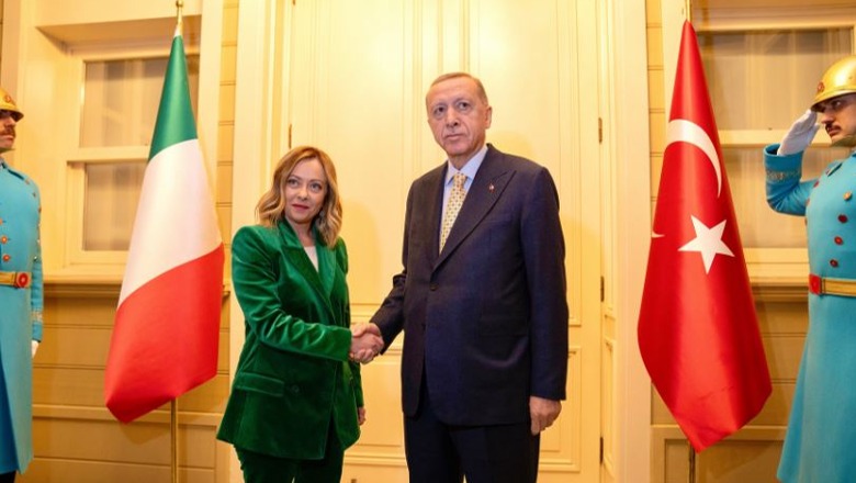Meloni në Turqi, arrin një tjetër marrëveshje për emigrantët 1705848328 georgiamelonierdogan