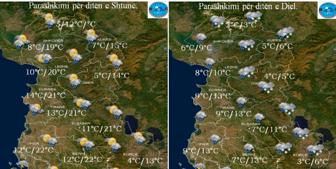 Ulje temperaturash dhe shi, parashikimi i motit për fundjavën Screenshot 2024 01 05 174114