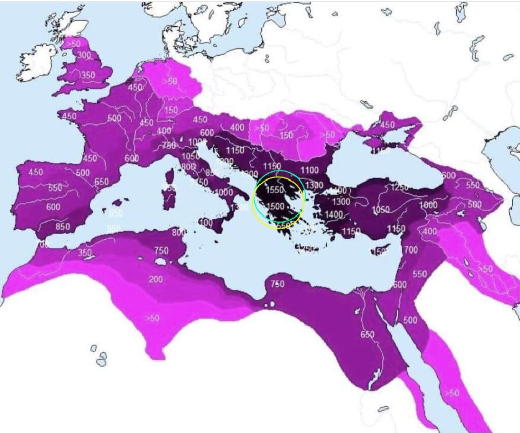 HARTA/ Jo vetëm me osmanët, ja sa vite ka qëndruar territori i shqiptarëve nën Perandorinë Romake Screenshot 20240119 163148 Facebook 1024x854 1