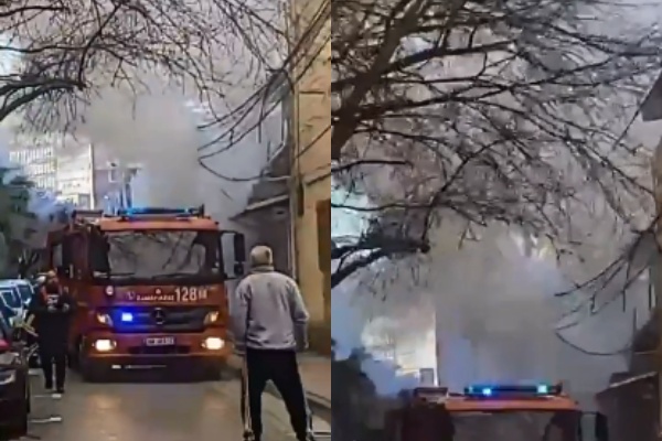 Përfshihet nga flakët dyqani te “21 Dhjetori”, e gjithë zona mbulohet nga tymi collage 4