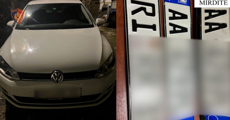 Arrestohet 25-vjeçari në Mirditë, iu gjetën targa makinash të vjedhura që do përdoreshin për ngjarje kriminale vog