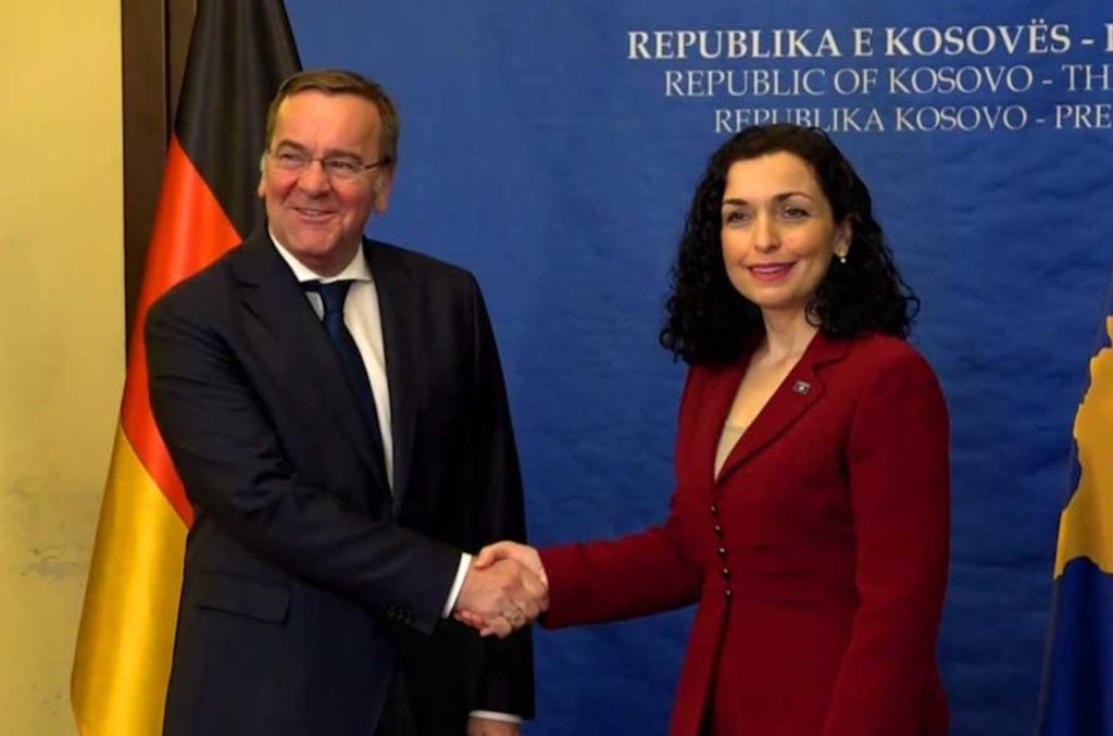 Osmani pret ne takim ministrin e Mbrojtjes se Gjermanise