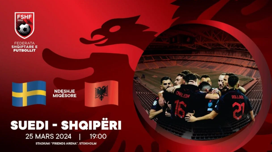 Suedi-Shqipëri, konfirmohet ora e ndeshjes së 25 marsit Screenshot 2024 02 13 192535
