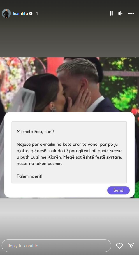 ''Për shumë vjet 1 shkurtin'', një vit nga dasma e Kiarës dhe Luizit në ''Big Brother Albania Vip 2'' 3 Screenshot 5