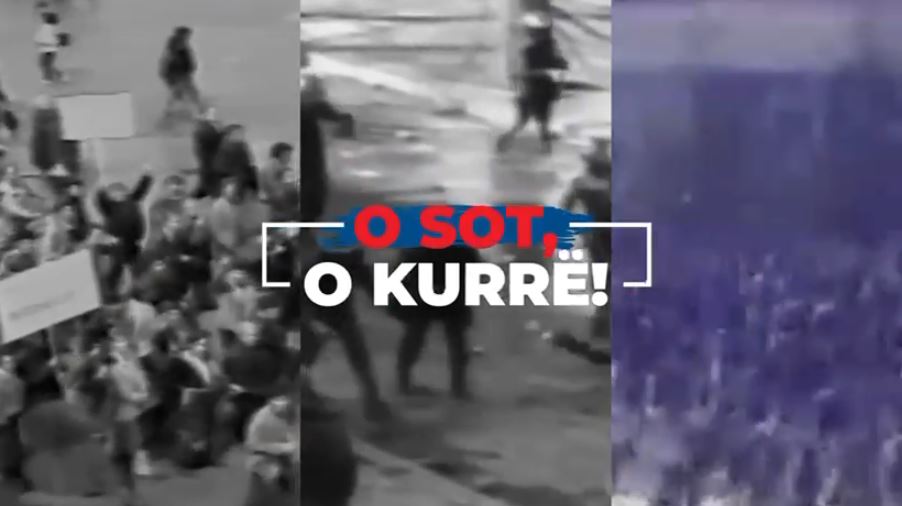 “O sot, o kurrë”, Berisha poston sloganin e protestës: 20 shkurti, mosbindja civile… slogani