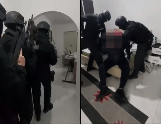 VIDEO / Momenti kur RENEA bastis bazën e armatimeve në Vlorë dhe arreston një person 640 0 wefwsege3gg 1709840005
