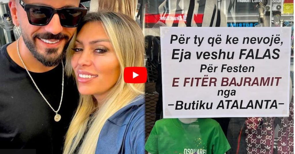 Çifti nga Gjilani bën gjestin unik, hap dyert e dyqanit dhe ofrojnë rroba falas për njerëzit në nevojë Capture 39