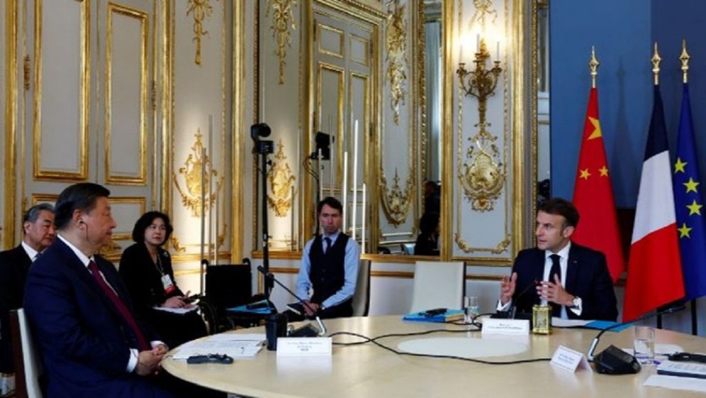 Xi Jinping nga Parisi: Mos përdorni luftën në Ukrainë për një Luftë të re të Ftohtë 1715021981 ergtwegwet123456789