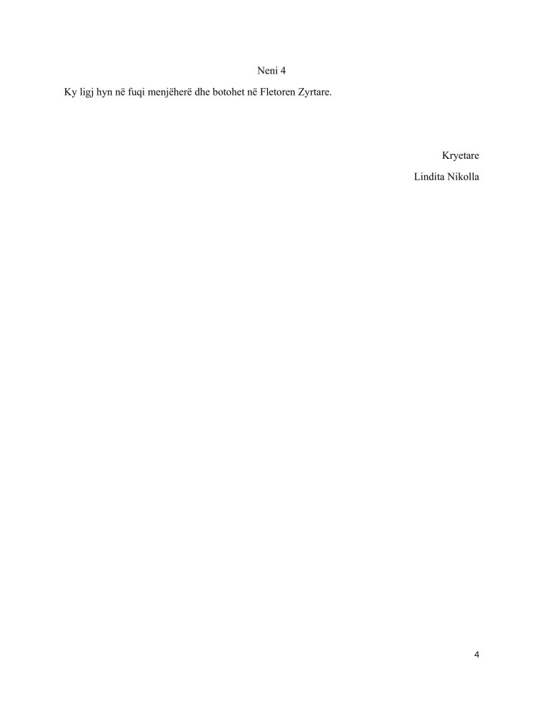 Zbardhen propozimet/ PD-ja nismë për votën e emigrantëve, këmbëngul edhe për koalicionet 4 projekt ligji i PD 4